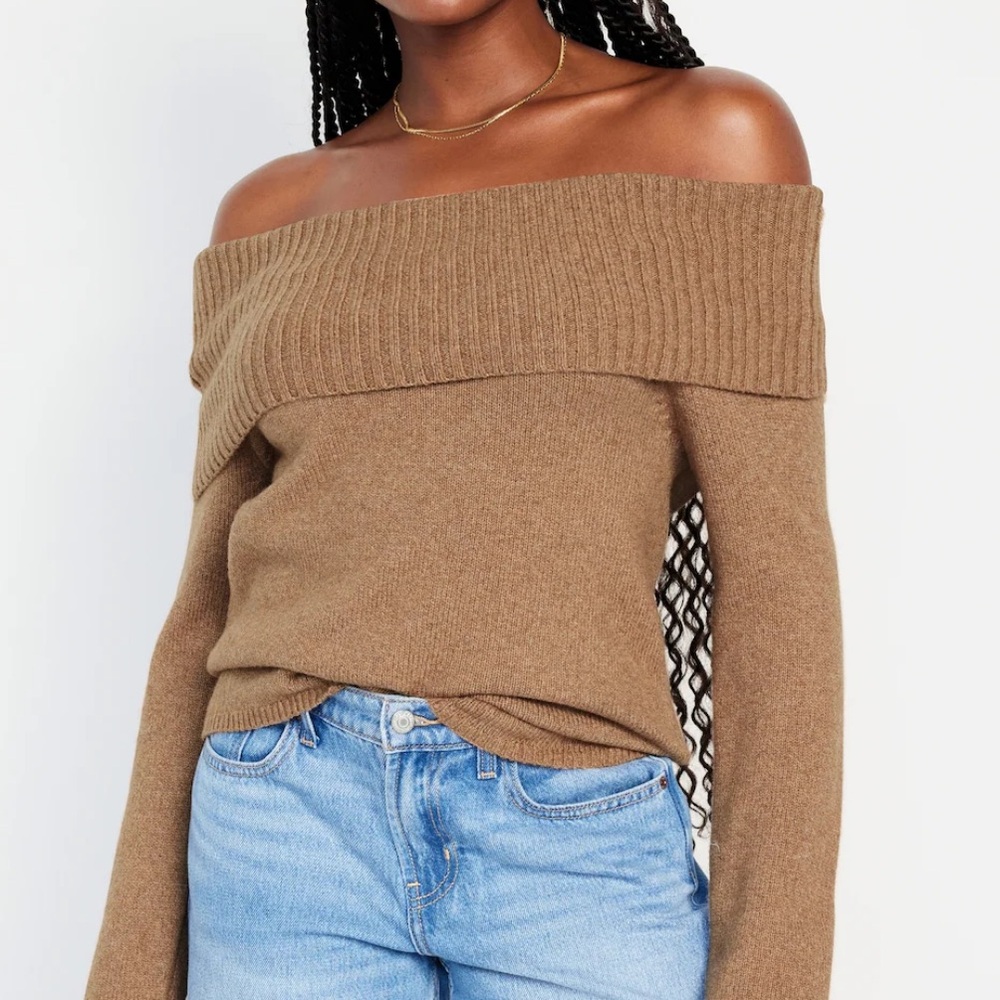SoSoft Off Shoulder Sweater - Old Navy